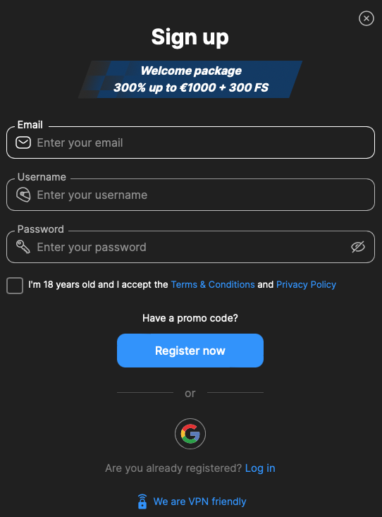 Need for spin casino login